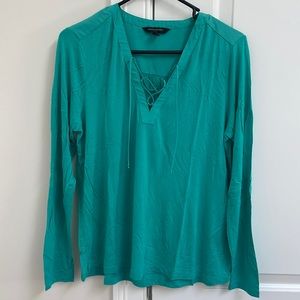 Banana Republic teal blouse, size small